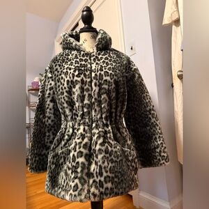 Christie Brooks leopard print coat
